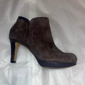 Clark’s Suede Heeled Boot